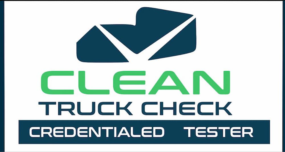 California Clean Truck Check credentialed tester logo